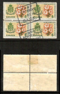 CANADA   Scott # 419 USED BLOCK Of 4 (CONDITION AS PER SCAN) (CAN-218) - Blocks & Sheetlets