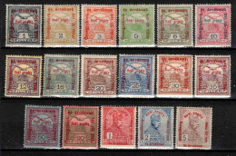 * Hongrie 1915 Mi 162-78 (Yv 125-141), (MH)* Trace De Charniere - Unused Stamps
