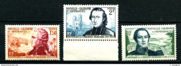 Nelle. CALEDONIE - 280-281-283 - 3 Valeurs Présence Française - Neufs N** - Très Beaux - Unused Stamps