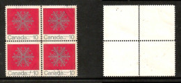 CANADA   Scott # 556 USED BLOCK Of 4 (CONDITION AS PER SCAN) (CAN-220) - Hojas Bloque