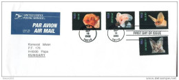 Postal History: USA Used FDC - Fledermäuse