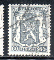 BELGIQUE BELGIE BELGIO BELGIUM 1935 1948 1941 COAT OF ARMS LION 60c USED OBLITERE' USATO - Usati