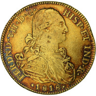 Colombie, Ferdinand VII, 8 Escudos, 1818, Bogota, Or, TTB, KM:66.1 - Colombie