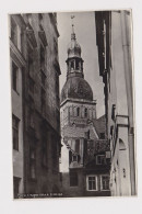 Latvia RIGA Cathedral, Old Street, Buildings View, Russia USSR Soviet Union 1950s Vintage Photo Postcard RPPc AK (50254) - Lettonie