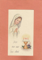 ROUX - CHIESA DI - FAIRE-PART DE COMMUNION - MARIE-LOUISE DI FELICE - 11 AVRIL 1971 - 174 - Comunión Y Confirmación