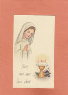 ROUX - CHIESA DI - FAIRE-PART DE COMMUNION - MARIE-LOUISE DI FELICE - 11 AVRIL 1971 - 174 - Communion