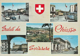 Saluti Da Chiasso - Svizzera - Vedutine - Dogana - 1963 - Douane