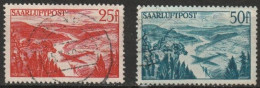 Saarland 1948 Mi-Nr. 252 - 253 O Gestempelt Wiederaufbau Des Saarlandes ( B 1448) Günstige Versandkosten - Oblitérés