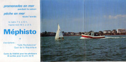 Petit Calendrier Des Horaires Des Marées à Saint-Gilles - Croix-de-vie (Vendée 85) En 1976 - Kleinformat : 1971-80