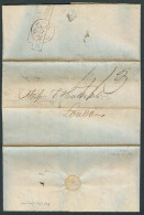 HAITI. 1825 (25 July). Port An Prince - UK. EL Reverse Ship Letter / Cowes. 4sh / 3d Charge. Would Displays Well Opened. - Haiti