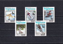 Togo Nº 1011A Al 1011E - Inverno1980: Lake Placid