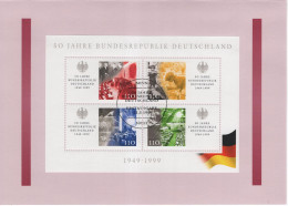 Germany Deutschland 1999 50 Jahre Bundesrepublik, 50 Years Of The Federal Republic, Bonn - 1991-2000