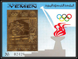 Yemen Royaume (kingdom) - 4140  Bloc N°181 B Jeux Olympiques Olympic Games Munich 1972 Jumping OR Gold 1969 ** MNH - Summer 1972: Munich