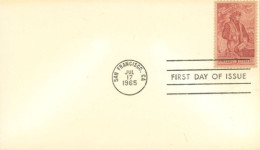 U.S.A.. -1965 -  FDC STAMP OF 100th ANNIVERSARY OF DANTE. - Brieven En Documenten