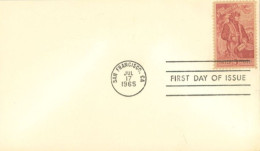 U.S.A.. -1965 -  FDC STAMP OF 100th ANNIVERSARY OF DANTE. - Cartas & Documentos