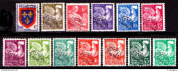 Préos - 106 / 118 - Complet 13 Valeurs - Sans Gomme - Très Beaux - 1953-1960