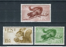 Ifni 1955. Edifil 125-27 ** MNH. - Ifni