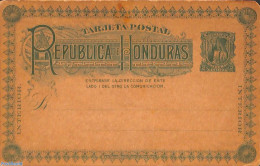 Honduras 1895 Postcard 2c, Unused Postal Stationary - Honduras