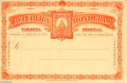 Honduras 1890 Postcard 2c, Unused Postal Stationary - Honduras