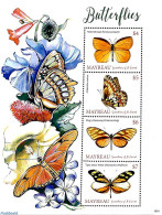 Saint Vincent & The Grenadines 2019 Mayreau, Butterflies 4v M/s, Mint NH, Nature - Butterflies - St.Vincent & Grenadines
