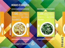 Andorra, Spanish Post 2019 Typical Dishes S/s, Mint NH, Health - Food & Drink - Ungebraucht