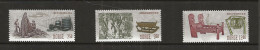 Norge Norway  2004 Centenary Of The Excavation Of A Viking Ship Near Oseberg, Mi 1513 - 1515,  MNH(**) - Unused Stamps