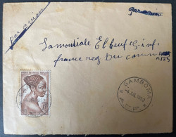 Congo Français Lettre De Gamboma 1952  Pour Elbeuf - Brieven En Documenten