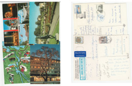 4 Postcards SWEDEN To Germany Cover Stamps Postcard - Briefe U. Dokumente