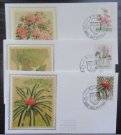 FDC Zijde 1749/51 'Gentse Floraliën' - 1971-1980