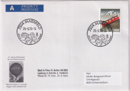 Zumst. 1508 / Mi. 2343 Auf Ballonpostbrief Gelaufen Ab MAIENFELD - Storia Postale