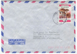 Cover Burundi 1994 Mushrooms - Storia Postale