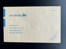 NETHERLANDS 1994 UNUSED ENVELOPE POSTBANK NEDERLAND POSTGIRO G 39 AH (11.94) - Cartas & Documentos