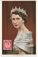 ENGLAND POST CARD MAXIMUM QUEEN ELIZABETH II 7 JA 1953 - Maximumkarten (MC)