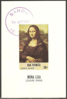 Sanda Island 1968 P# Souvenir Sheet 43 Used - Leonardo Da Vinci Painting / Mona Lisa - Lokale Uitgaven