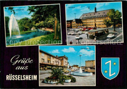 72761758 Ruesselsheim Main Stadtpark Rathaus Friedensplatz Ruesselsheim - Rüsselsheim