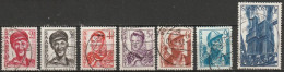 Saarland 1948 Mi-Nr. 242,243,244,245,246,247, 248 O Gestempelt Wiederaufbau Des Saarlandes ( B1579) - Oblitérés