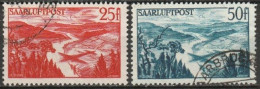 Saarland 1948 Mi-Nr. 252 - 253 O Gestempelt Wiederaufbau Des Saarlandes ( B1592) - Oblitérés