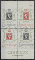 Luxembourg - Luxemburg - Timbres - Bloc à 4  Centilux  1952   MNH** - Blocs & Feuillets