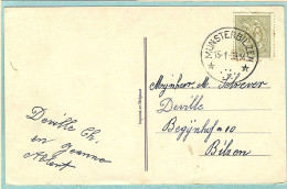 Postkaart Met Sterstempel MUNSTERBILZEN - 1959 - Sterstempels