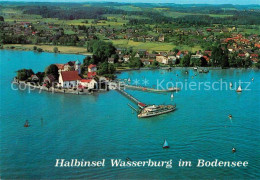 72759661 Wasserburg Bodensee Halbinsel Panorama Luftbild Wasserburg (Bodensee) - Wasserburg A. Bodensee