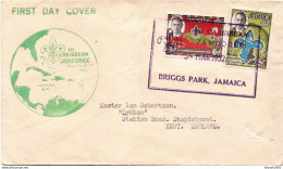 Postal History: Jamaica Used FDC - Covers & Documents