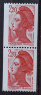 France 1985 N°2379c + N°2379d  **TB Cote 10€ - Rollo De Sellos