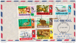 Postal History: Bahamas Cover With Multiple Stamps - Bahamas (1973-...)