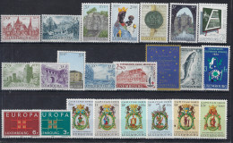 Luxembourg - Luxemburg - Timbres -  1963    Année Complète   8 Séries   MNH** - Años Completos