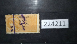 224211; French Colonies; T.A.A (Territoire Autonome Alaouites); Revenue French Stamps 2P; Ovpt. Hedjaz/T.A.A; USED - Used Stamps