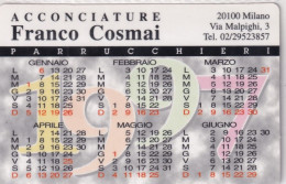 Calendarietto - Parrucchieri - Acconciature - Franco Cosmai - Milano - Anno 1997 - Petit Format : 1991-00