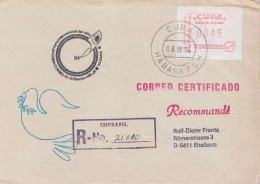 Postal History: Cuba Cover With Machine Stamp - Cartas & Documentos