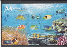 British Indian Ocean Territory (BIOT) - 2006 Marine Life - Angelfish M/S MNH** - Territorio Británico Del Océano Índico