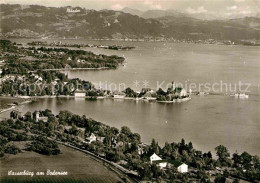 72755333 Wasserburg Bodensee Mit Pfaender Alpenpanorama Fliegeraufnahme Wasserbu - Wasserburg A. Bodensee