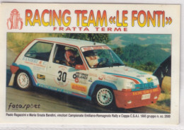 Calendarietto - Racing Team - Le Fonti - Fratta Terme - Anno 1996 - Petit Format : 1991-00